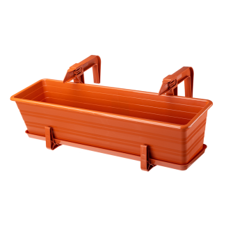 DRACO balcony flowerpot 60cm 29278 terracotta