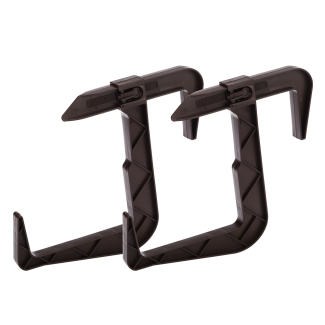 Set of holders for balcony flowerpots RATTAN 2 pieces 23837 brown