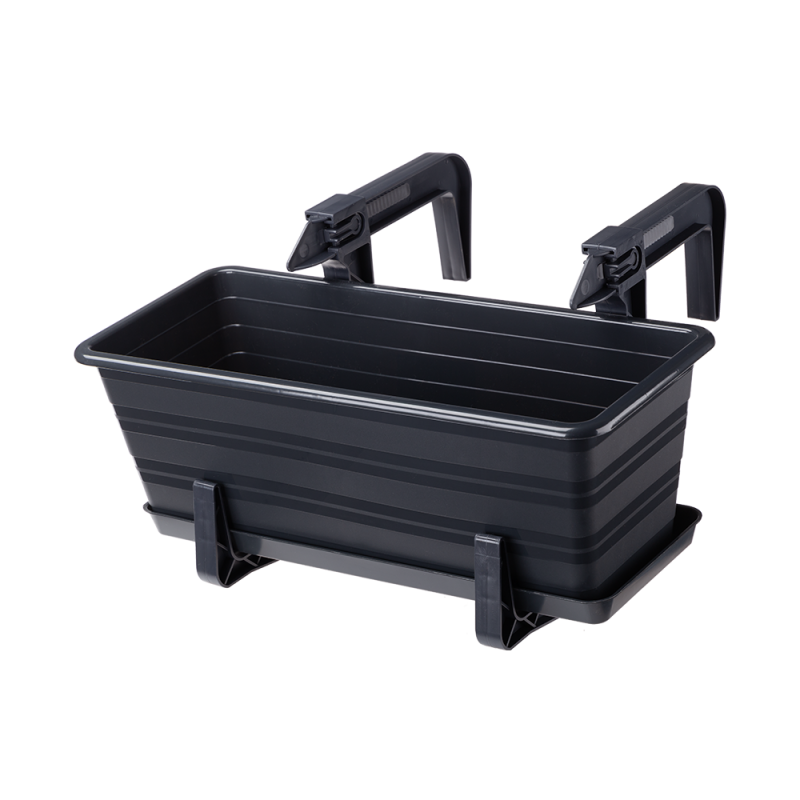 DRACO balcony flowerpot 40cm 29275 anthracite