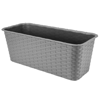 RATTAN balcony flowerpot 40cm 7002 gray 