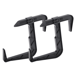 Set of holders for balcony flowerpots RATTAN 2 pieces 23837 graphite