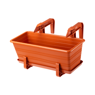DRACO balcony flowerpot 40cm 29275 terracotta