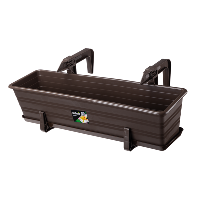 DRACO balcony flowerpot 60cm 29278 brown