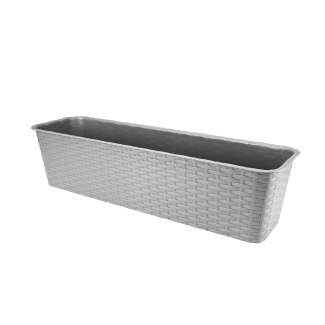 RATTAN balcony flowerpot 60cm 7003 gray 