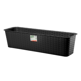 RATTAN balcony flowerpot 60cm 7003 anthracite 