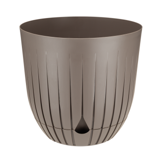 BRITTA 2 flowerpot 16cm 36577 taupe