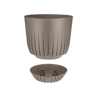BRITTA 2 flowerpot 16cm 36577 taupe