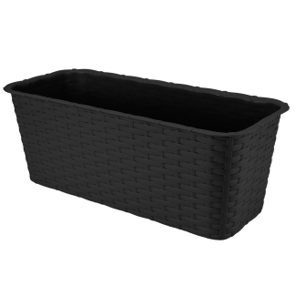 RATTAN balcony flowerpot 40cm 7002 anthracite 