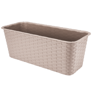 RATTAN balcony flowerpot 40cm 7002 caramel 