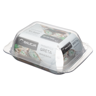 Transparent butter dish GRETA 06600