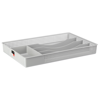 Openwork drawer insert MOLLY 7743 gray 