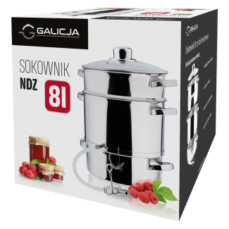 Stainless steel juicer 8l 3090