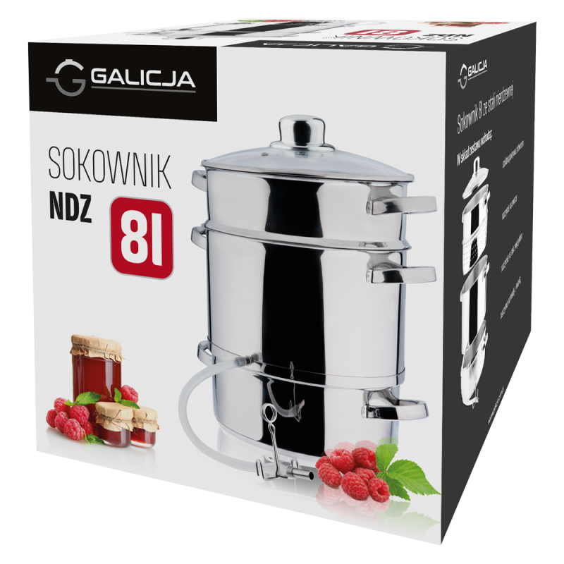 Stainless steel juicer 8l 3090
