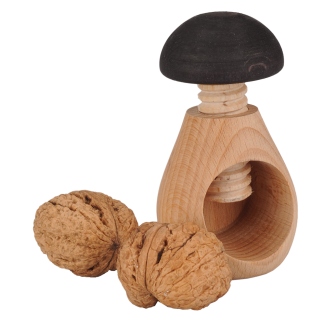 Wooden Nutcracker Mushroom 0048