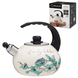 FIORELLO enamel kettle 2.2l 29032 pattern 2