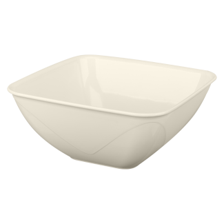 DAISY square bowl 1l 17125 cream