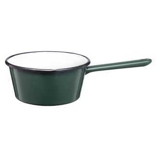 Enameled saucepan with handle GORDON 16cm/1.0l 02244 green