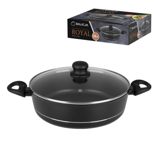 ROYAL deep frying pan 28cm with two handles 29876