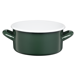 Smooth enameled saucepan GORDON 18cm/2l 02121 green
