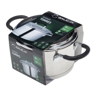 TORRES stainless steel pot 16cm/1.8l 31770