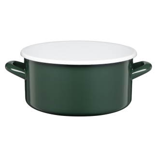 Smooth enameled saucepan GORDON 22cm/4l 02183 green