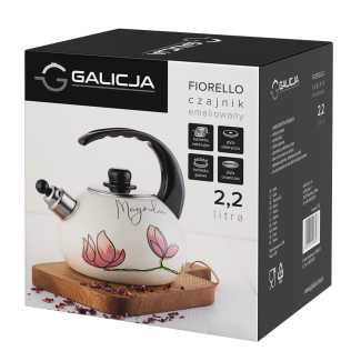 FIORELLO enamel kettle 2.2l 29032 pattern 4