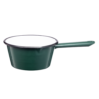 Enameled saucepan with handle GORDON 14cm/0.6l 02213 green