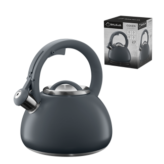 COHEN stainless steel kettle 2.7l 35310 gray