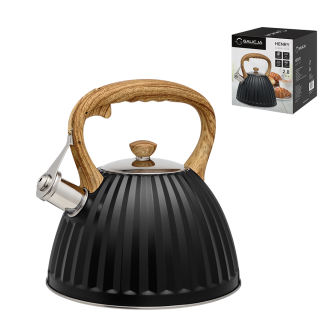 Stainless steel kettle HENRY 2.8l 28225 black