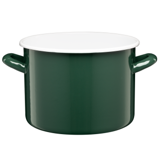 Smooth enameled pot GORDON 20cm/4.4l 29307 green