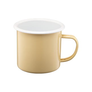 ROBERTO enamel mug 9cm/0.5l 15770 yellow
