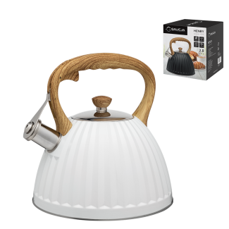 Stainless steel kettle HENRY 2.8l 28225 white