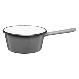 Enameled saucepan with handle GORDON 16cm/1.0l 02244 gray