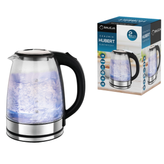 HUBERT glass electric kettle 1.8l 08437