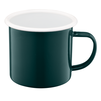 ROBERTO enamel mug 12cm/1.2l 15831 green
