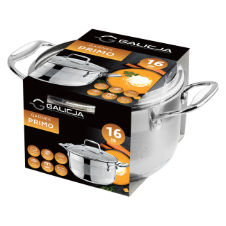 PRIMO stainless steel pot 16cm/1.8l 0589