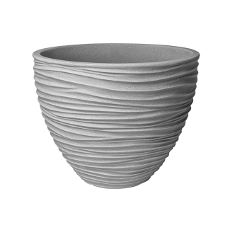 SAND round flowerpot 40x31cm/24l 07171 gray