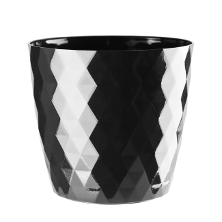 CRISTAL flowerpot 20cm black