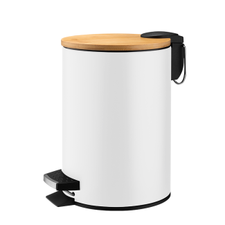 DASTIN round bathroom waste bin 3l 27695 white