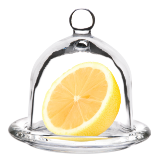 Glass lemon container LEMON 20402