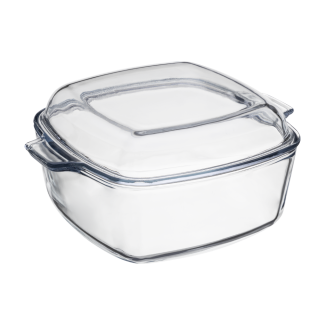 Square ovenproof dish with lid TERMICA 3.4l 20064