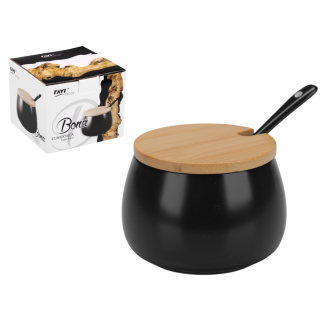 Sugar bowl 9cm BONA Black art 71471