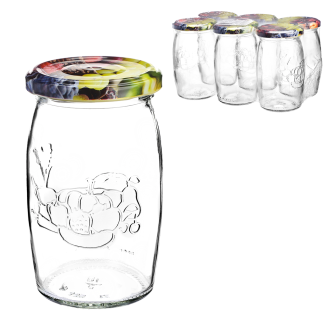 335ml jar with screw cap 22484