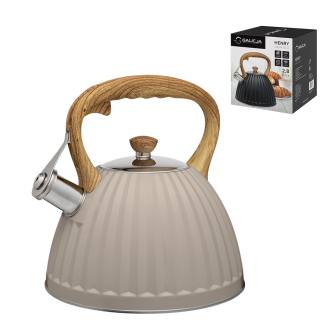 Stainless steel kettle HENRY 2.8l 28225 beige