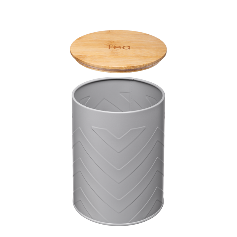 GOMERO TEA 32197 metal container gray
