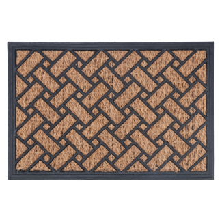 FRED coconut rubber doormat 60x40cm 26407 pattern 4