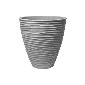 SAND round flowerpot 40x42cm/30l 07157 gray