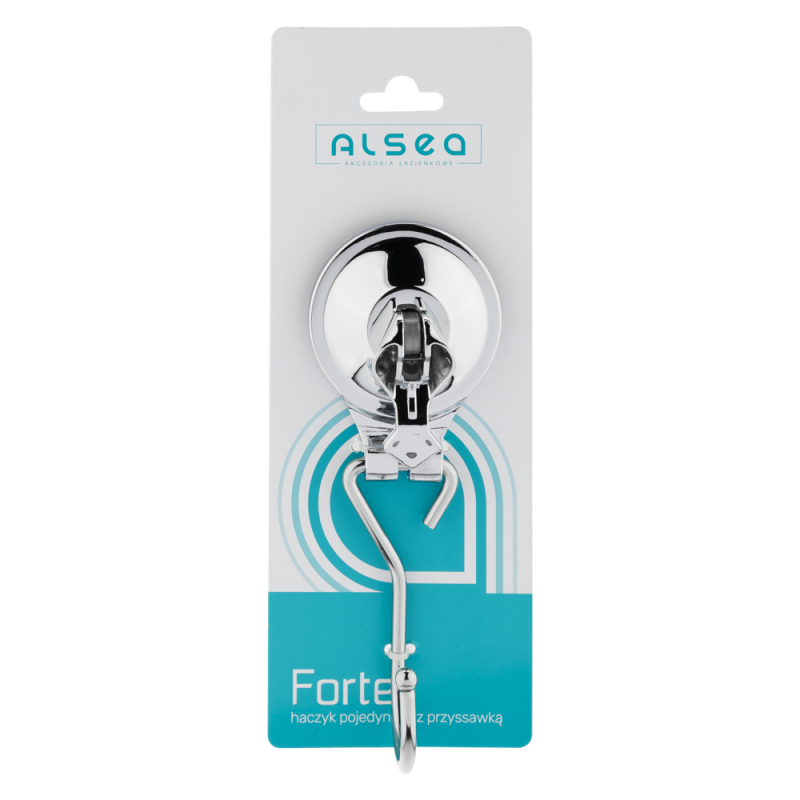 Single hook with suction cup FORTE 9117