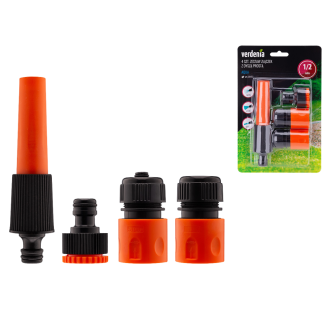 Straight nozzle connector set 4 pieces 08451