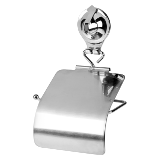 Toilet paper holder with flap FORTE 9941